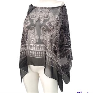 Style and Co Sheer Overlay Top